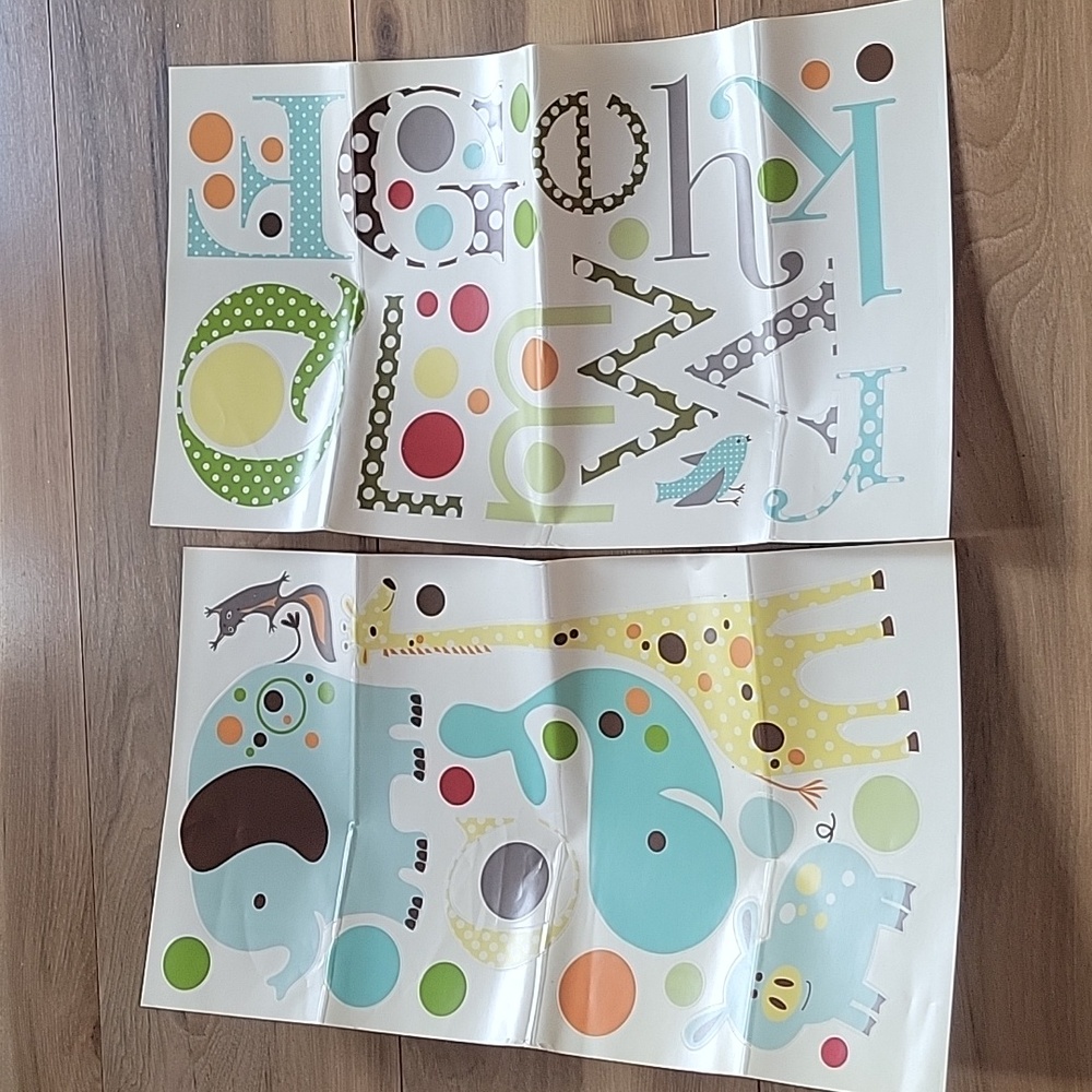 *3/$15* MiGi Wall Decals Kids Safari Alphabet